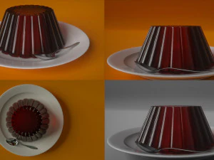 gelatina animada Modelo 3D