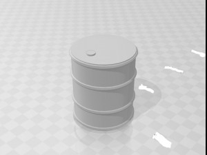 fuel barrel Modèle 3D