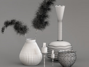 decorative set 3D Модель