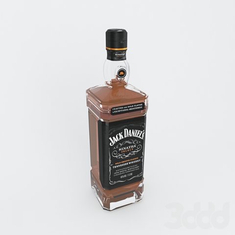 jack daniels Model 3D .c4d .max .obj .3ds .fbx .stl .blend 