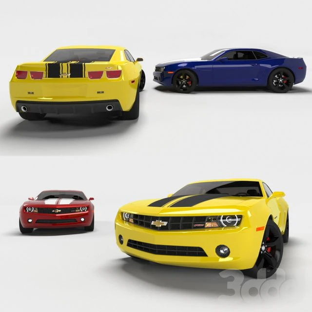 chevrolet camaro rs 3D Model .c4d .max .obj .3ds .fbx .stl .blend