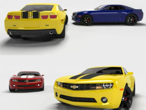 シボレーカマロRS 3Dモデル