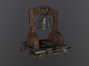 stylized bell Modelo 3D