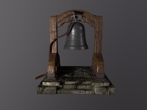 stylized bell Modelo 3D