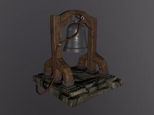 stylized bell Modelo 3D