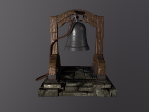 stylized bell Modelo 3D