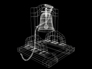 stylized bell Modelo 3D