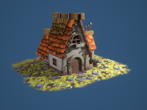 stylized blacksmith workshop 3D 模型