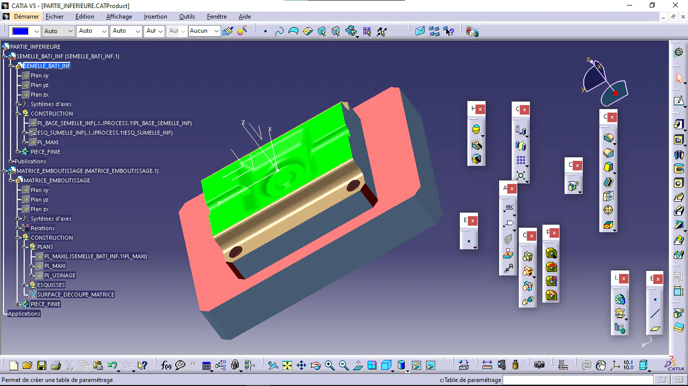 stamping process 3D Model .c4d .max .obj .3ds .fbx .stl .blend 