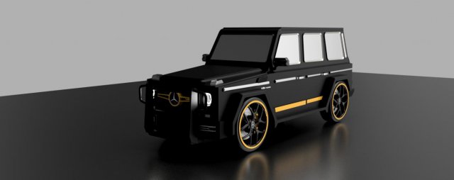 mercedes gwagon g63 amg 3D Model .c4d .max .obj .3ds .fbx .stl .blend 