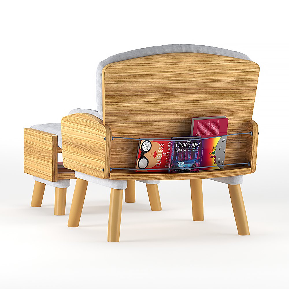 Mid century kids chair deals