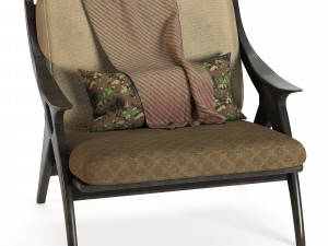 mid modern century chair Modelo 3D
