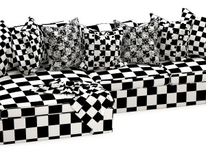 sofa serena lily 3Dモデル