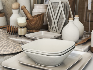 kitchen accessories 3D Model