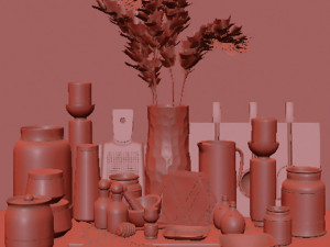 kitchen accessories 3D Model