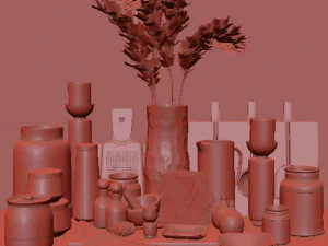 acess&oacute;rios de cozinha Modelo 3D