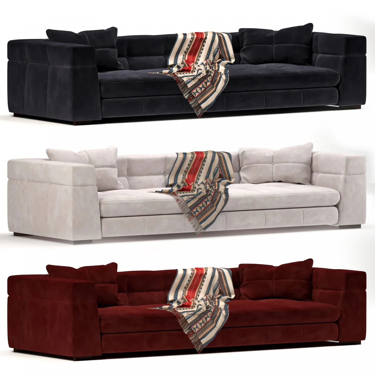 blazersofa 3D Model .c4d .max .obj .3ds .fbx .stl .blend 