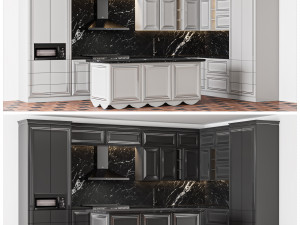 kitchen modern Modelo 3D