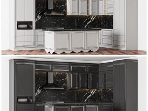 cucina moderna Modello 3D