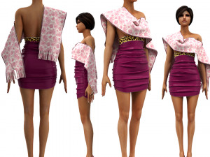club dress Modèle 3D
