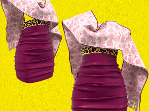 club dress Modèle 3D