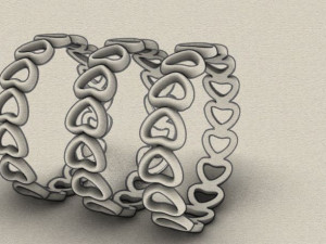 golden heart 3D Baskı Modeli