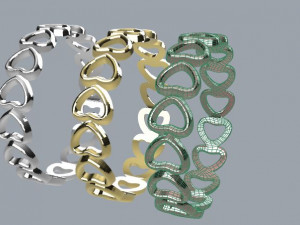 golden heart 3D 打印模型