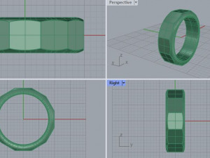 facet ring 1 3Dモデル