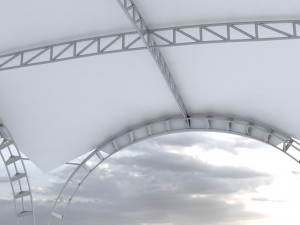 arched tent 3D Модель