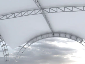arched tent 3D Model