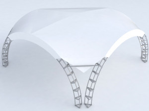 arched tent 3D Модель