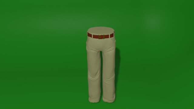 pants Model 3D .c4d .max .obj .3ds .fbx .stl .blend 