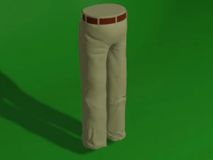 pantalon Modèle 3D