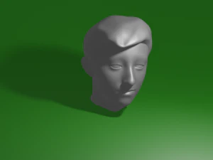 retrato Modelo 3D