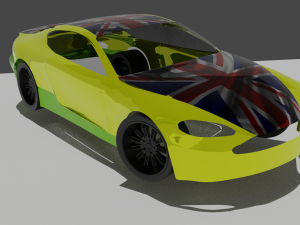 aston martin body kit Model 3D