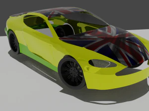 aston martin body kit 3D Model