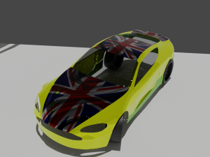 aston martin body kit Model 3D
