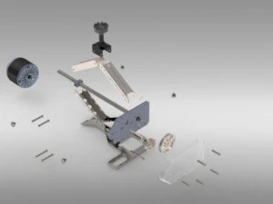 electric scissor jack 3D Model