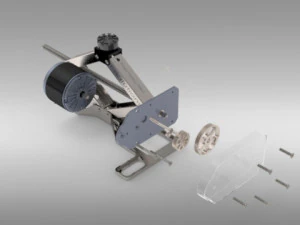 electric scissor jack 3D Model