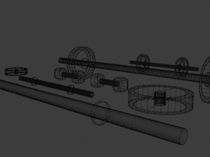 dumbbells Modèle 3D