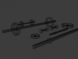 dumbbells Modèle 3D