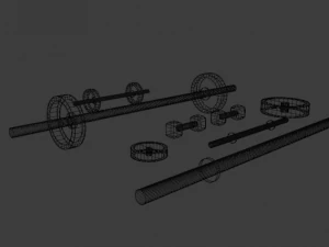 dumbbells 3D Model