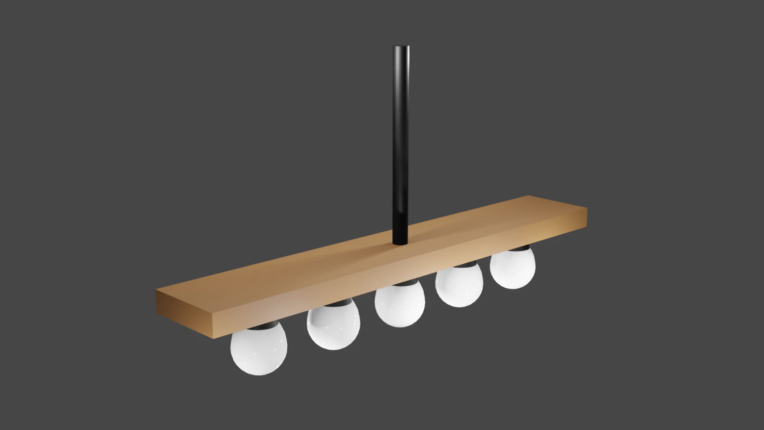 подвесная лампа 3D Модель .c4d .max .obj .3ds .fbx .stl .blend 