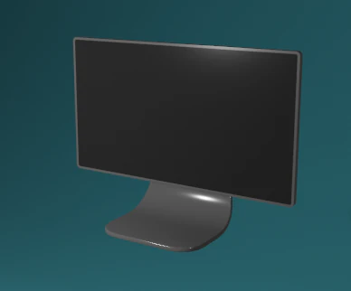 Monitor 3D Model .c4d .max .obj .3ds .fbx .stl .blend