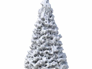 abies no 2 with snow 3D Model