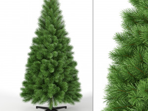 christmas tree 7 feet 3D Model