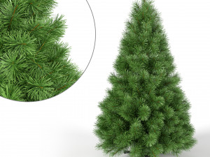 christmas tree 5 feet 3D Model