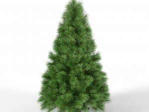 christmas tree 5 feet 3D मॉडल