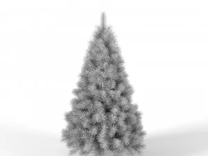 albero di natale 5 piedi con luci Modello 3D