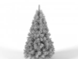 albero di natale 5 piedi con luci Modello 3D